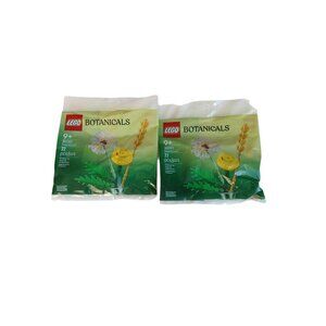 New Sealed, Set Of 2 Poly bags LEGO Field Flowers Set 30701 In Hand